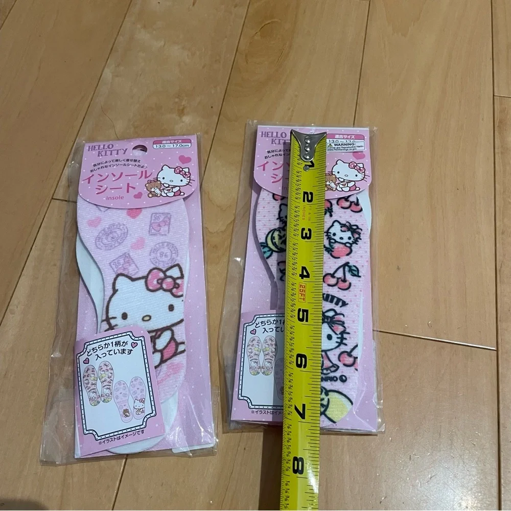 2 NWT hello kitty kids shoe inserts
